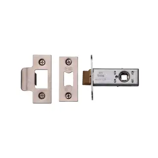 YKAL2N-SN&SC M.Marcus York Architectural Tubular Latch 2 ½" Satin Chrome/Nickel Finish