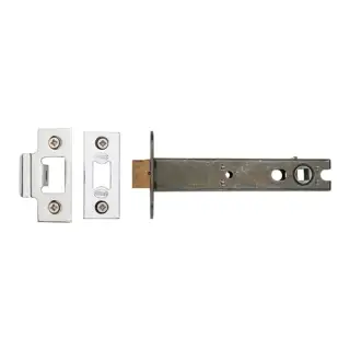 YKAL5N-PC&PN M.Marcus York Architectural Tubular Latch 5" Polished Chrome/Nickel Finish