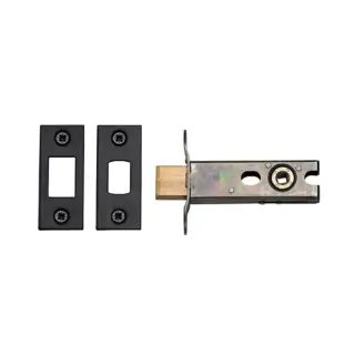 YKBDB3N-BLK M.Marcus York Architectural Tubular Bathroom Deadbolt 3" Matt Black Finish