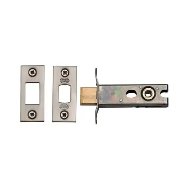 Click Here To Enlarge This Photo Of YKBDB3N-SN&SC M.Marcus York Architectural Tubular Bathroom Deadbolt 3" Satin Chrome/Nickel Finish