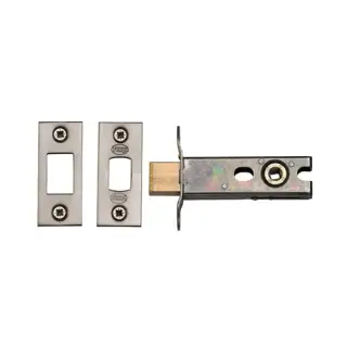 YKBDB3N-SN&SC M.Marcus York Architectural Tubular Bathroom Deadbolt 3" Satin Chrome/Nickel Finish
