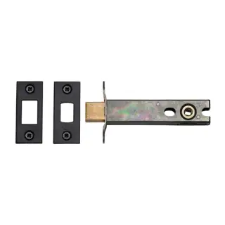 YKBDB4N-BLK M.Marcus York Architectural Tubular Bathroom Deadbolt 4" Matt Black Finish