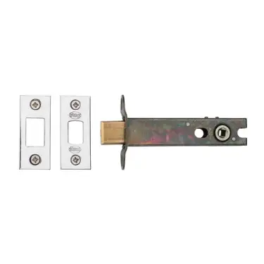 Click Here To Enlarge This Photo Of YKBDB4N-PC&PN M.Marcus York Architectural Tubular Bathroom Deadbolt 4" Polished Chrome/Nickel Finish