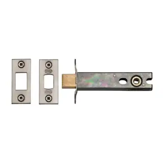 YKBDB4N-SN&SC M.Marcus York Architectural Tubular Bathroom Deadbolt 4" Satin Chrome/Nickel Finish