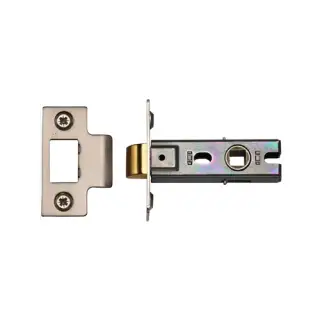 YKTL2N-SN&SC M.Marcus York Tubular Latch 2 ½" Satin Chrome/Nickel Finish