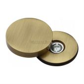 COV-12-AT Heritage Brass Bolt Cover To Conceal Metal Fasteners Antique Brass Finish