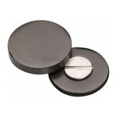 COV-12-MB Heritage Brass Bolt Cover To Conceal Metal Fasteners Matt Bronze Finish
