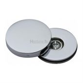 COV-12-PC Heritage Brass Bolt Cover To Conceal Metal Fasteners Polished Chrome Finish