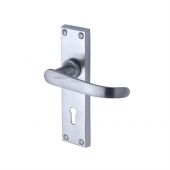 PR900-SC M.Marcus Project Hardware Door Handle Lever Lock Avon Design Satin Chrome Finish