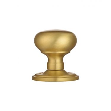 Click Here To Enlarge This Photo Of M35CSB - Carlisle Brass Manital Victorian Mushroom Mortice Knob Set (Concealed Fix) Satin Brass