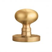 M35SB - Carlisle Brass Manital Victorian Mushroom Mortice Knob Set Satin Brass