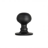 M1001MB - Carlisle Brass Manital Queen Anne Mortice Knob Set Matt Black