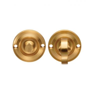 Click Here To Enlarge This Photo Of DK13SB - Carlisle Brass Delamain Small Turn & Release (Face Fix) Satin Brass