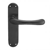 EL12MB - Carlisle Brass Manital 'Ibra' Latch Lever Handles Matt Black