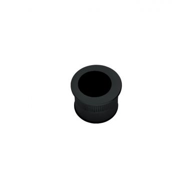Click Here To Enlarge This Photo Of ART56MB - Carlisle Brass Manital (Round) Flush Finger Pull 25 x 23mm Matt Black