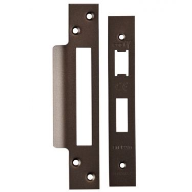 Click Here To Enlarge This Photo Of FSF5004MBRZ Carlisle Brass Eurospec Easi-T Matt Bronze Forend Strike & Fixing Pack to suit Architectural Sashlocks (BAS/ESS/LSS)