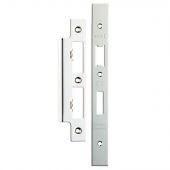 FSF5017BSS Carlisle Brass Eurospec Easi-T Polished Stainless Steel Forend Strike & Fixing Pack to Suit Architectural Din Sash/Bathroom Locks (DLS7260EP/DLS7860WC)