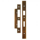 FSF5017AB Carlisle Brass Eurospec Easi-T Antique Brass Forend Strike & Fixing Pack to Suit Architectural Din Sash/Bathroom Locks (DLS7260EP/DLS7860WC)