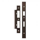 FSF5017MBRZ Carlisle Brass Eurospec Easi-T Matt Bronze Forend Strike & Fixing Pack to suit Architectural DIN Sash/Bathroom Locks (DLS7260EP/DLS7860WC)