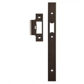 FSF5016MBRZ Carlisle Brass Eurospec Easi-T Matt Bronze Forend Strike & Fixing Pack to suit Architectural DIN Latches (DLS0060L)