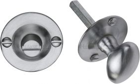 BT15-SC Heritage Brass Oval Turn with Release Satin Chrome Finish