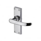 PR910-PC M.Marcus Project Hardware Door Handle Lever Latch Avon Short Design Polished Chrome Finish