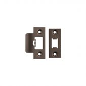 FSF5009MBRZ Carlisle Brass Eurospec Easi-T Matt Bronze Forend Strike & Fixing Pack to suit Heavy Duty Tubular Latches (TLS5025/TLS5030/TLS5040/TLS5050)