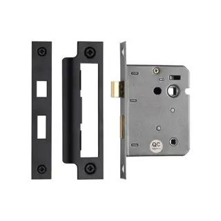 YKBL3N-BLK M.Marcus York Bathroom Lock 3" Matt Black