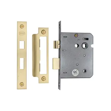 Click Here To Enlarge This Photo Of YKBL3N-SB M.Marcus York Bathroom Lock 3" Satin Brass