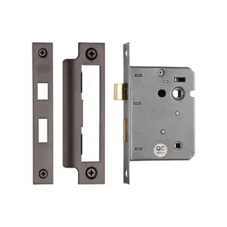 YKSL32N-MB M.Marcus York 3 Lever Sashlock 2 ½" Matt Bronze Finish