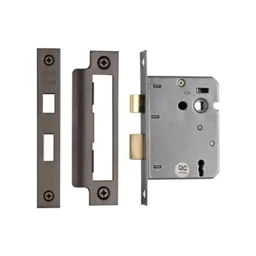 Click Here To Enlarge This Photo Of YKSL33N-MB M.Marcus York 3 Lever Sashlock 3" Matt Bronze Finish