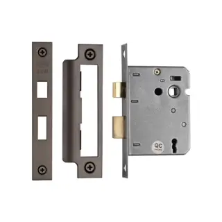 YKSL33N-MB M.Marcus York 3 Lever Sashlock 3" Matt Bronze Finish