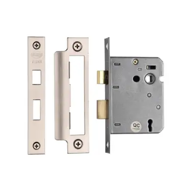 Click Here To Enlarge This Photo Of YKSL33N-SN&SC M.Marcus York 3 Lever Sashlock 3" Satin Chrome/Nickel Finish