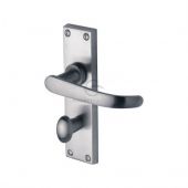 PR920-SC M.Marcus Project Hardware Door Handle For Bathroom Avon Design Satin Chrome Finish