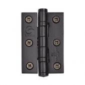 SS-3X2-BKMT M.Marcus Stainless Steel Line Ball Bearing Hinge 3" x 2" x 2mm Matt Black Finish