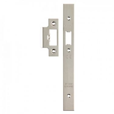 Click Here To Enlarge This Photo Of FSF5016SSS Carlisle Brass Eurospec Easi-T Satin Stainless Steel Forend Strike & Fixing Pack to Suit Architectural Din Latches (DLS0060L)