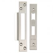 FSF5004SSS Carlisle Brass Eurospec Easi-T Satin Stainless Steel Forend Strike & Fixing Pack to Suit Architectural Sashlocks (BAS/ESS/LSS)