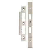FSF5017SSS Carlisle Brass Eurospec Easi-T Satin Stainless Steel Forend Strike & Fixing Pack to Suit Architectural Din Sash/Bathroom Locks (DLS7260EP/DLS7860WC)