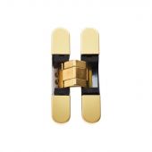 CI000929OTT00 - Carlisle Brass CEAM 929 3D Concealed Cabinet Hinge 76 x 14mm (Max 12kg per 2 hinges, 16kg per 3 hinges, 21kg per 4 hinges) Polished Brass