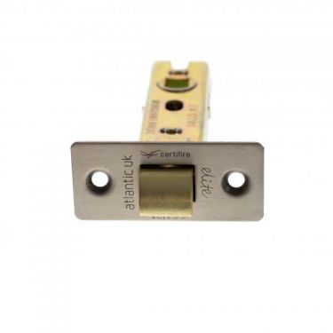 Click Here To Enlarge This Photo Of Atlantic - ALCE3MBN Fire Rated CE Bolt Through Tubular Mortice Latch 3" - Matt Gun Metal