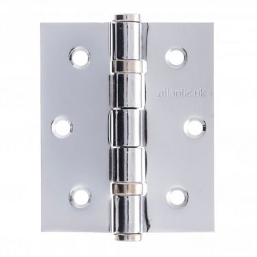 Click Here To Enlarge This Photo Of Atlantic - A2HB32525PC(3) 3"x 2.5"x2.5mm Ball Bearing Hinge Polished Chrome (Pack of 3)