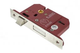 Atlantic - ALKSASH5LK3PC British Standard 5 Lever Key Mortice Sashlock 3" - Polished Chrome
