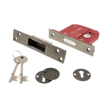 Click Here To Enlarge This Photo Of Atlantic - ALKDEAD5LK25UB British Standard 5 Lever Key Deadlock 2&period;5" - Urban Bronze