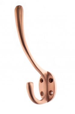 Click Here To Enlarge This Photo Of Atlantic - AHCHUSC Traditional Hat & Coat Hook - Urban Satin Copper