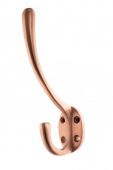 Atlantic - AHCHUSC Traditional Hat & Coat Hook - Urban Satin Copper