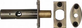 RB7-AT Heritage Brass Rack Bolt without Turn Antique Brass Finish