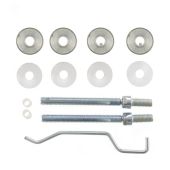 Atlantic - APHBBF25RSSS Bar Pull Handle Back to Back Fixing Pack - Satin Stainless Steel