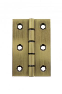 Click Here To Enlarge This Photo Of Atlantic - AWH3222AB Washered Hinges 3" x 2" x 2.2mm - Antique Brass