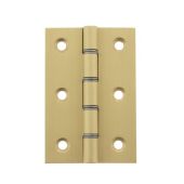 Atlantic - AWH3222SB Washered Hinges 3" x 2" x 2.2mm - Satin Brass