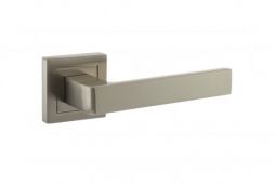 Atlantic - S40SSN STATUS 'Montana' Designer Lever on S4 Square Rose - Satin Nickel